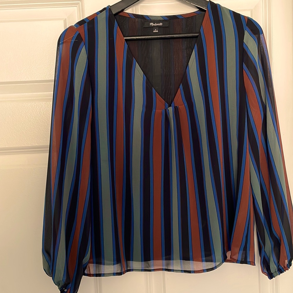 Madewell long sleeve blouse